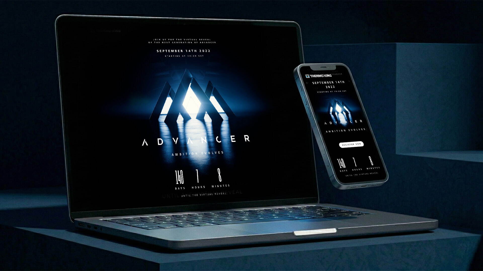 Thermo King - Product launch for Thermo King - ‘Countdown’ page