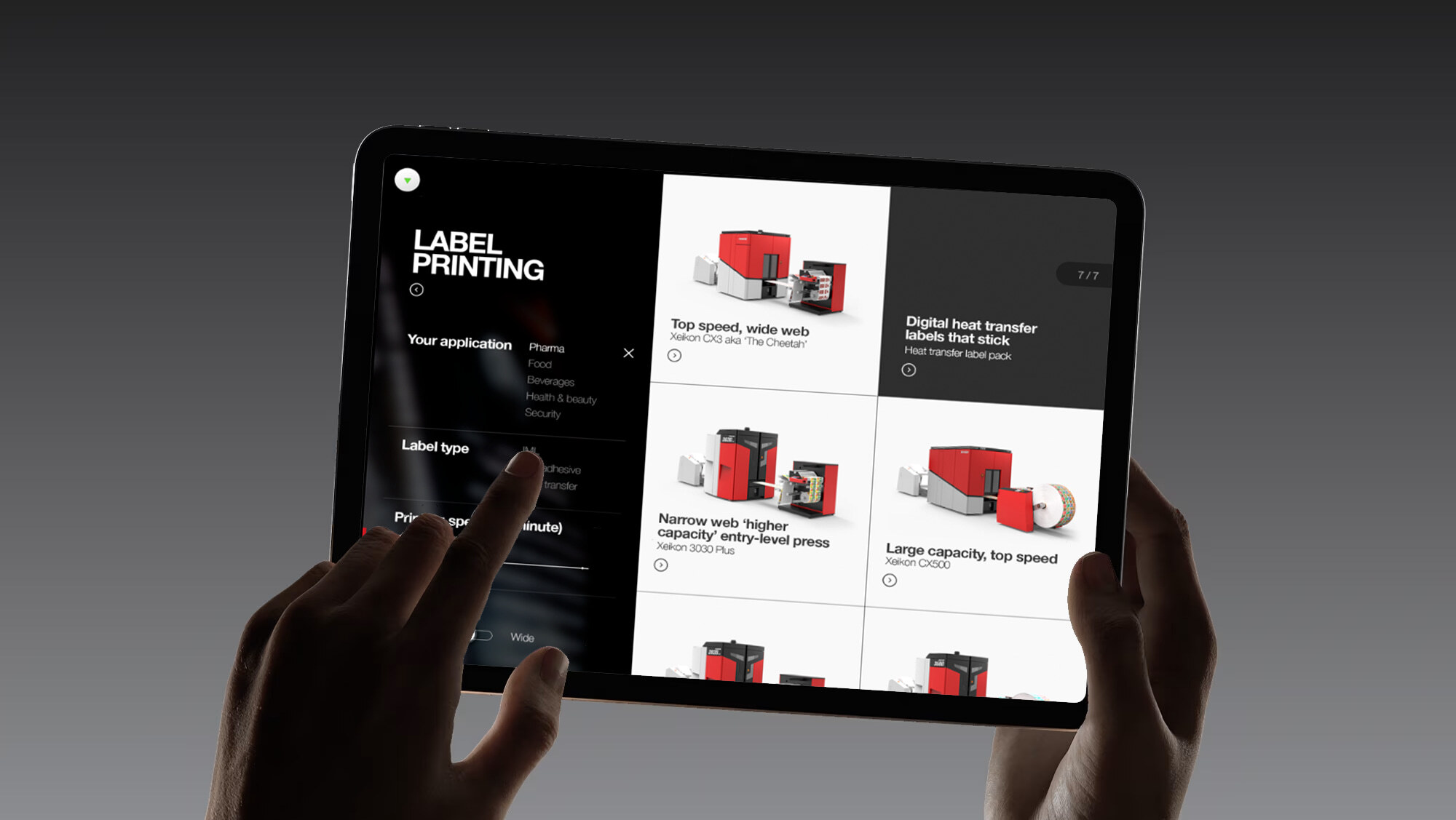Xeikon showpad 2